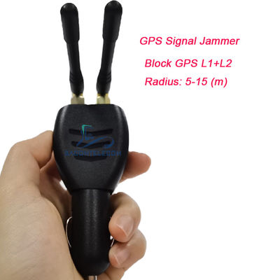 ISO9001 15m teléfono celular GPS jammer Omni antena peso ligero