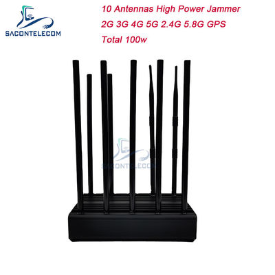 10 emisión de escritorio WiFi 2G 3G 4G 5G de las antenas 100w 80m GPS