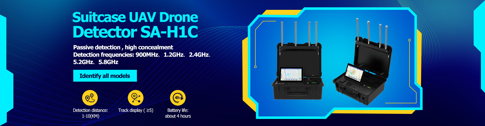 calidad módulo de interferencia anti-drones Fábrica