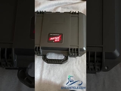 Distancia de la emisión el 1.5km de la señal del abejón de la maleta construida en la antena 2.4G 5.8G GPS