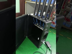 8 bandas con un bloqueador de señales para drones de 400w con una mochila UAV con un bloqueador portátil para drones
