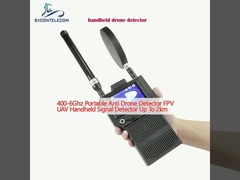 Detector portátil anti-drones de 400-6Ghz FPV UAV detector de señales portátil de hasta 2 km