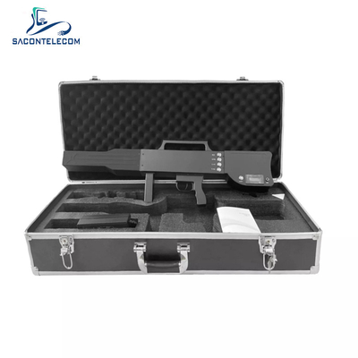 Tipo de arma portátil Bloqueador de señales de drones 1.2KM Distancia para GPS 2.4G 5.8G GSM