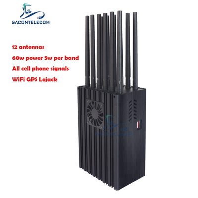 12 VHF Lojack de la emisión 2G 3G 4G 5G Wifi de los Gps del teléfono móvil de las antenas 60w