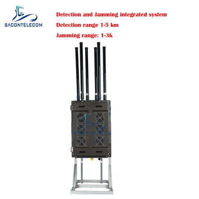 450w de potencia 8 canales de sistema integrado de interferencia y detección exterior