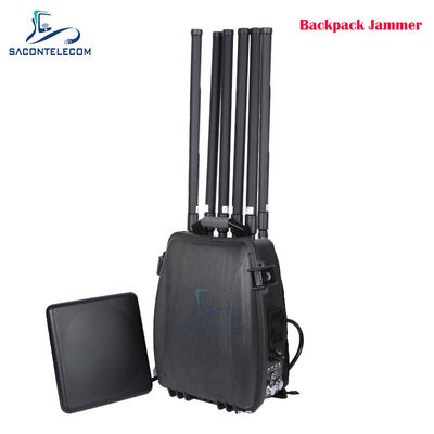 6 canales 300w poderosa mochila Drone Jammer de señal 433 900mhz GPS 2.4G 5.8G
