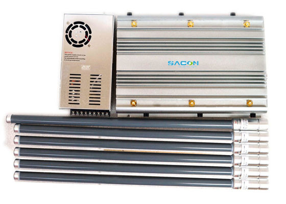 Interruptor de señal de alta potencia de 90W con 6 antenas de fibra de vidrio omni y rango de interferencia de 100 m