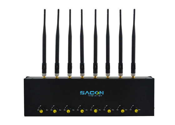 8 Antenas 20W Jammer de Señal Ajustable Bloqueador de Teléfono Celular para 3G 4G WiFi GPS
