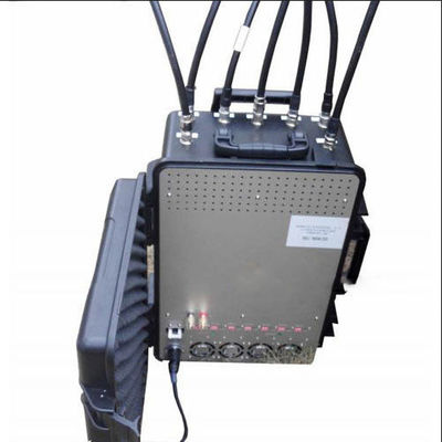 7 bandas portátil bombas de convoy bloqueador de señal militar bloqueador de equipaje caja 350w
