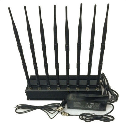 Talkie Jammer con 8 canales 20W de potencia de salida y 50m de rango de interferencia para una comunicación segura