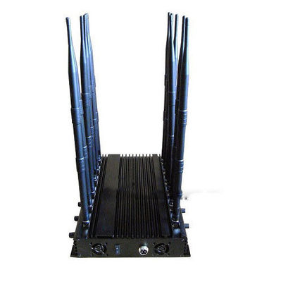 12 antenas 30W High Power GPS Jammer con alcance de 50m y bloqueador de señal ajustable