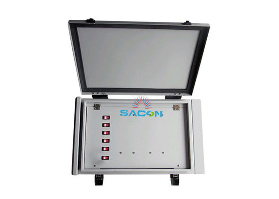 Bloqueador de señal de alta potencia de 250W con alcance de 300m y diseño impermeable para prisiones y complejos gubernamentales