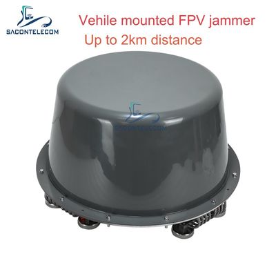 400-6Ghz 400 Watts Omni 360° Drone montado en el vehículo Jammer de señal UAV Jammer