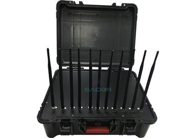 Caja portátil Manpack Jammer 11 canales Antenna de 55W de alta potencia incorporada - en batería