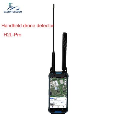 Detector de drones portátil con rango de frecuencia de 100-6000 MHz y distancia de detección de 3 km para la detección de FPV