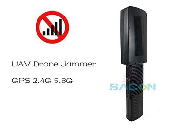 Display LED 2.4G 5.8G GPS 20w Drones de interferencia de señal 4kg Peso 500m Rango