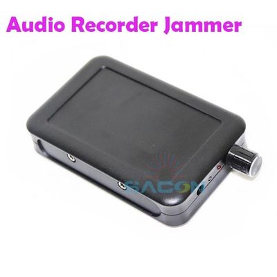 Interferencia acústica de plástico 85dB Grabadora de audio con interferencia de señal con distancia de protección de 2m