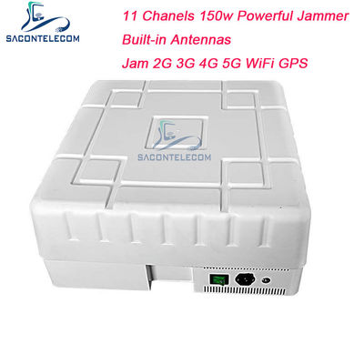 5G 5.8G 150w GPS Wifi Jammer de señal 11 canales a prueba de agua