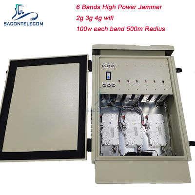 Bloqueador de señales de 5G 5.2G 5.8G con radio de 600m