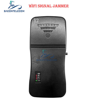 Jammer de señal GPS WiFi portátil de 2.4G 5.8G con alcance de 20 m para bloqueo de señal de teléfono móvil