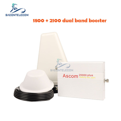 1800mhz 2100mhz Amplificador de banda doble AGC B1 B3 Ascom 8000m2