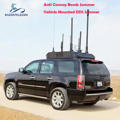 Jammer de bombas de convoy de vehículos DDS con potencia de salida de 1000W 20-3GHz banda completa y rango de interferencia de 1 km