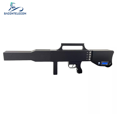 Tipo de arma portátil Bloqueador de señales de drones 1.2KM Distancia para GPS 2.4G 5.8G GSM
