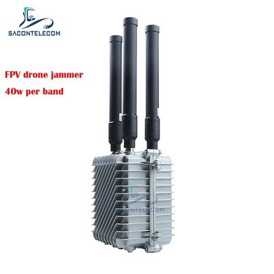 3 canales 120w potente FPV Drone Jammer UAV portátil bloqueador de interferencia FPV