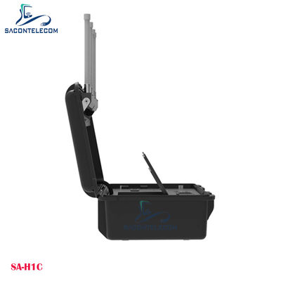 Detector de drones UAV portátil DJI FPVs WiFi Detección de drones DIY Hasta 10 km de distancia