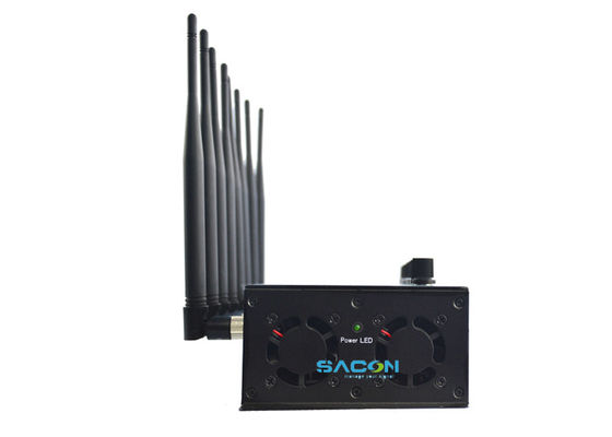 8 Antenas 20W Jammer de Señal Ajustable Bloqueador de Teléfono Celular para 3G 4G WiFi GPS