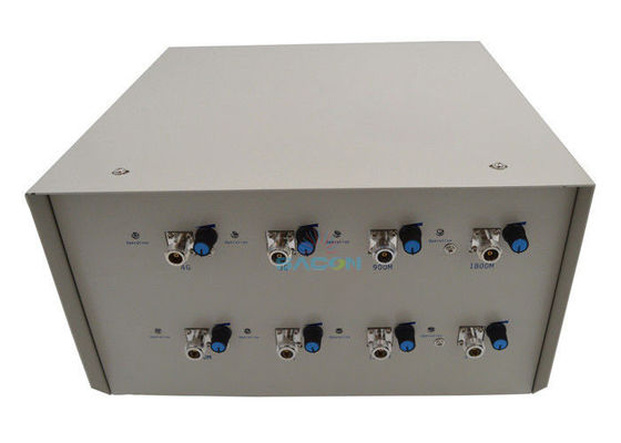 Jammer vehicular de alta potencia de 120W con 8 bandas y alcance de 100m para prisiones y centros de entrenamiento
