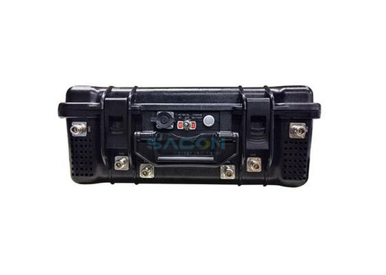 Jammer Manpack de 120m de largo alcance con 90w de potencia y 6 antenas de alta ganancia para interferencia de RCIED