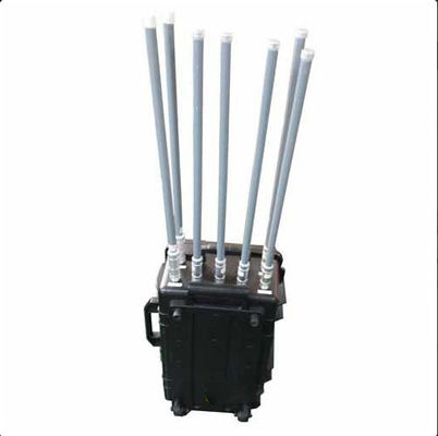 Interruptor montado en un vehículo de alta potencia de 350W con antenas de fibra de vidrio de 47 dBm y rango de interferencia de 500m