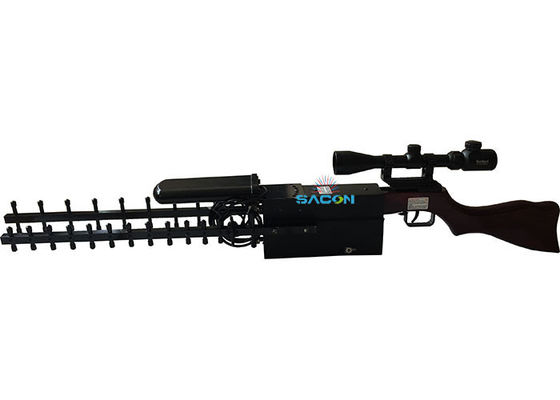 2.4G 5.8G GPS Gun Drone Jammer de señal anti UAV Jammer 800m alcance 75w