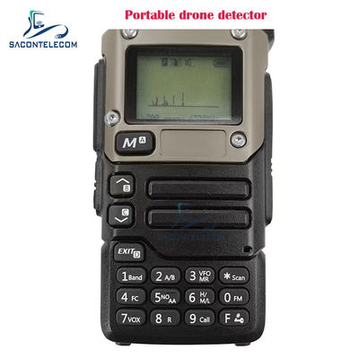 Detector de señales de drones portátil con radio de 600 a 800 metros Detector de drones portátiles inalámbricos