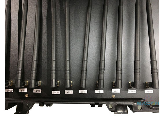 Interruptor portátil de alta potencia de 55W con 11 canales y batería incorporada para bloquear la señal de forma segura