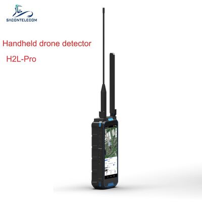 Detector de drones portátil con rango de frecuencia de 100-6000 MHz y distancia de detección de 3 km para la detección de FPV