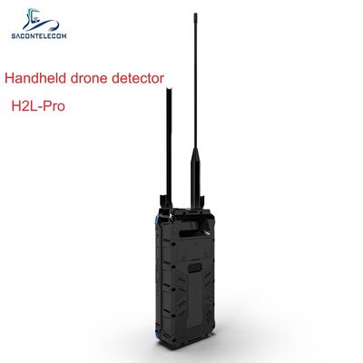 Detector de drones portátil con rango de frecuencia de 100-6000 MHz y distancia de detección de 3 km para la detección de FPV