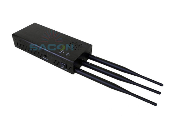 Interruptor de señal de alta potencia portátil de 10W con batería de 8000mAh y antena omnidireccional para bloqueo remoto de automóviles