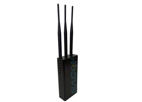 Interruptor de señal de alta potencia portátil de 10W con batería de 8000mAh y antena omnidireccional para bloqueo remoto de automóviles
