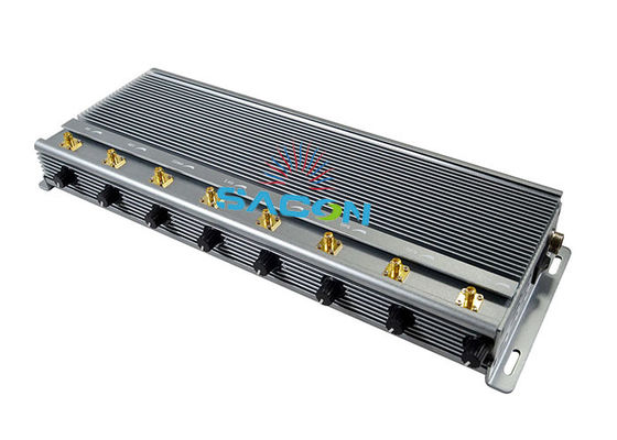 Jammer de señal 5G de 40W con radio de interferencia de 80m y 3 ventiladores de refrigeración