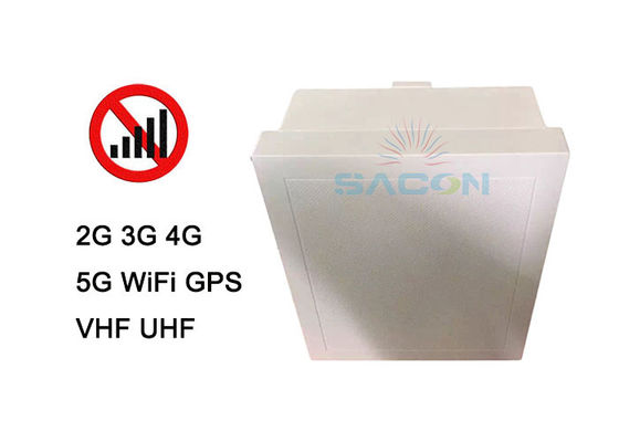 Interruptor de señal 5G de 10 canales con alcance de 50 m y potencia de salida de 26 W para bloqueo de teléfonos móviles