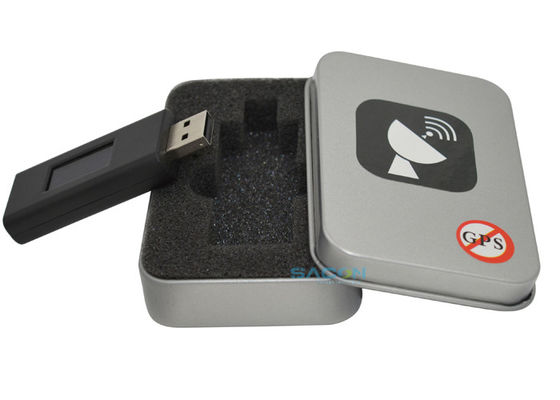 Interruptor GPS de disco USB con antena omnidireccional peso ligero 50g y rango de interferencia de 3-10m
