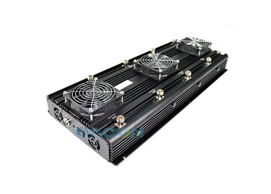 Jammer de señal 3G 4G de 100W 6 canales con alcance de 150m para prisiones y salas de conferencias