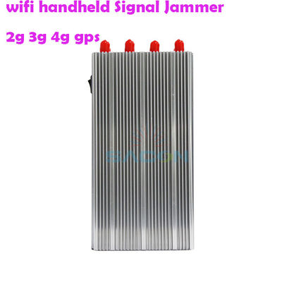 8000mAH Batería 8 Antenas Interruptor de señal GPS portátil para bloqueo de señal 2G 3G 4G