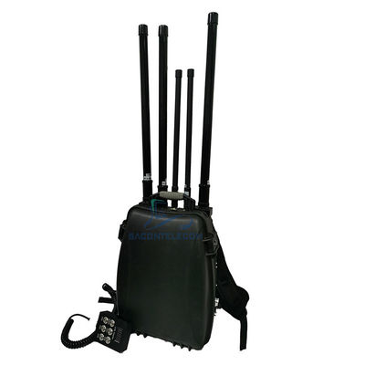 100w GPS WiFi Mochila UAV 2.4km Drone Jammer de la señal