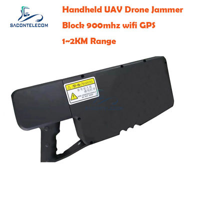 GPS 2.4G UAV Drone Jammer de señal 4000mAh 1.2km 40w RF Bluetooth