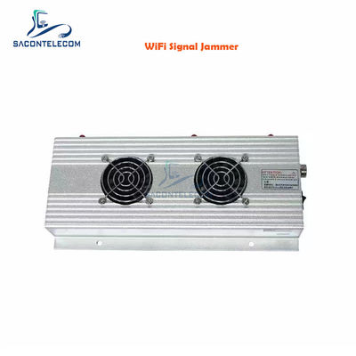 Jammer de señal Wifi de escritorio de 9W y 3 canales con alcance de 100m para áreas seguras