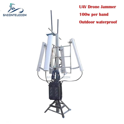 700w de aire libre impermeable 3KM UAV Drone Jammer de señal GPS Jammer bloqueador de señal