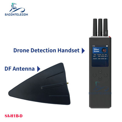 Detector de drones UAV portátil con antena omnidireccional y detección pasiva para la serie DJI